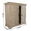 Handcarved Wooden Sideboard