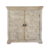 Hand Carved Wooden Sideboard